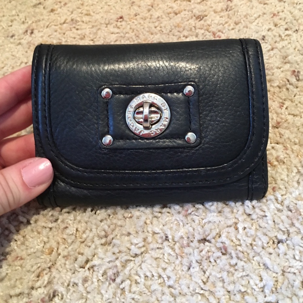 Marc by Marc Jacobs black leather wallet